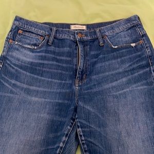 EUC Madewell High-rise Slim Boyjean size 33.